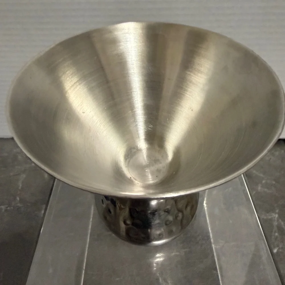 American Metalcraft Hammered Stainless Steel Martini Cup Cocktail Olive Bowl MCM